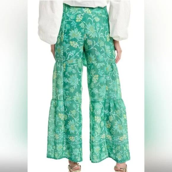 Nanette Lepore Cabana Green Pants - Picture 2 of 4